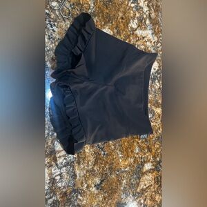 Tiger Friday Black filly Ruffle Hem Shorts child large